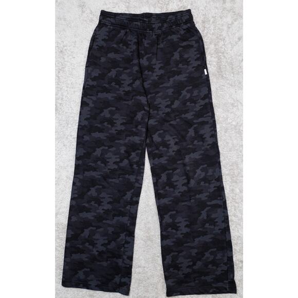 Fabletics Tonal Camo Year Round Terry Wide Leg Sweatpants Womens Size M - Picture 1 of 13